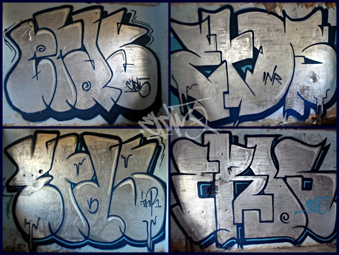 Graffiti Wall - Photo by Erds - Erds, ThrowUps (2013)