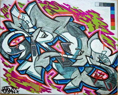 Graffiti Sketch - Photo by Erds (2014)