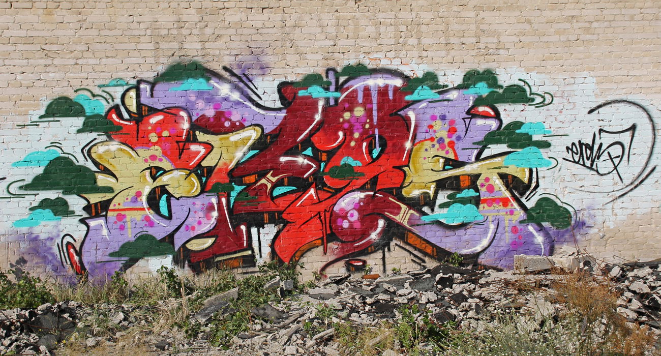 Graffiti Wall - Photo by Erds