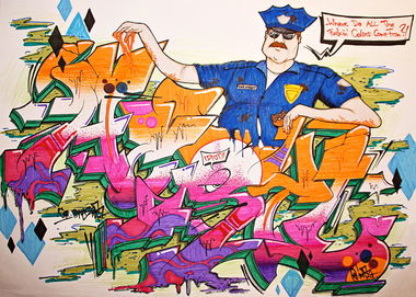 Graffiti Wall - Photo by Erds