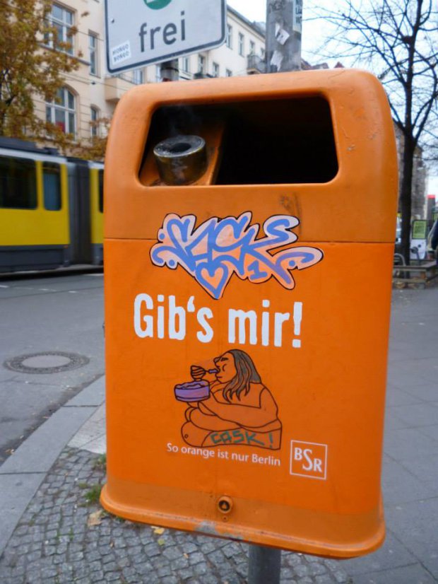 Graffiti Street Art in Berlin - Photo by Erni - Cask