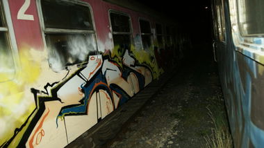 Graffiti Train - Photo by ErotickyBack - ers, wywar