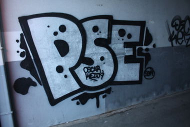 Graffiti Wall - Photo by Erwin65 - PSE, Oscar, Kezdy (2014)