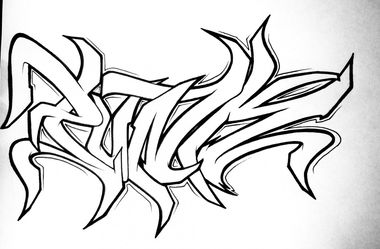 Graffiti Sketch - Photo by Escape (2014)