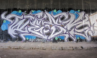 Graffiti Wall - Photo by Escape - Rostock, Wesk, MFGOD (2014)