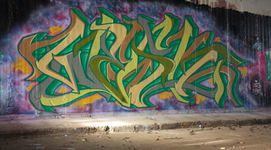 Graffiti Wall - Photo by Escape - Rostock, Wesk (2014)