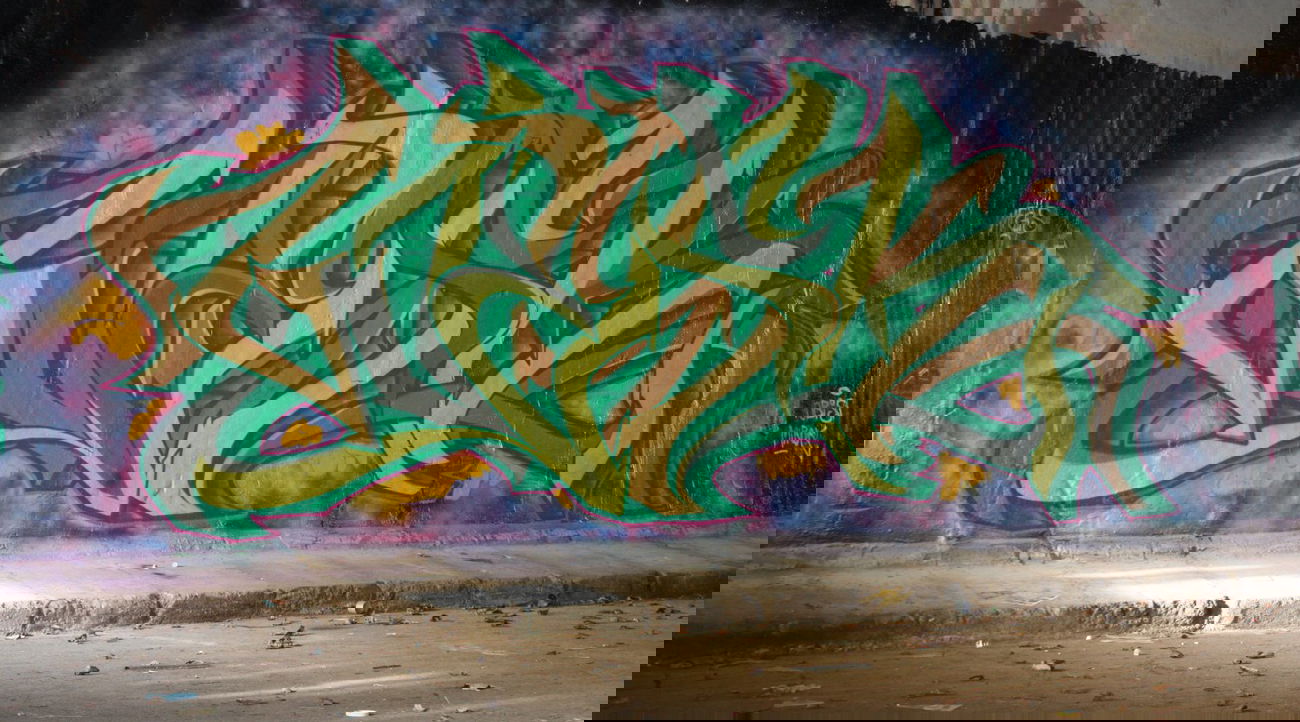 Graffiti Wall - Photo by Escape - Rostock, Wesk (2014)