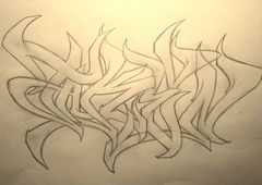 Graffiti Sketch - Photo by Escape