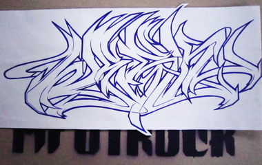 Graffiti Sketch - Photo by Escape (2013)