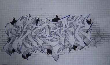 Graffiti Sketch - Photo by Escape (2013)