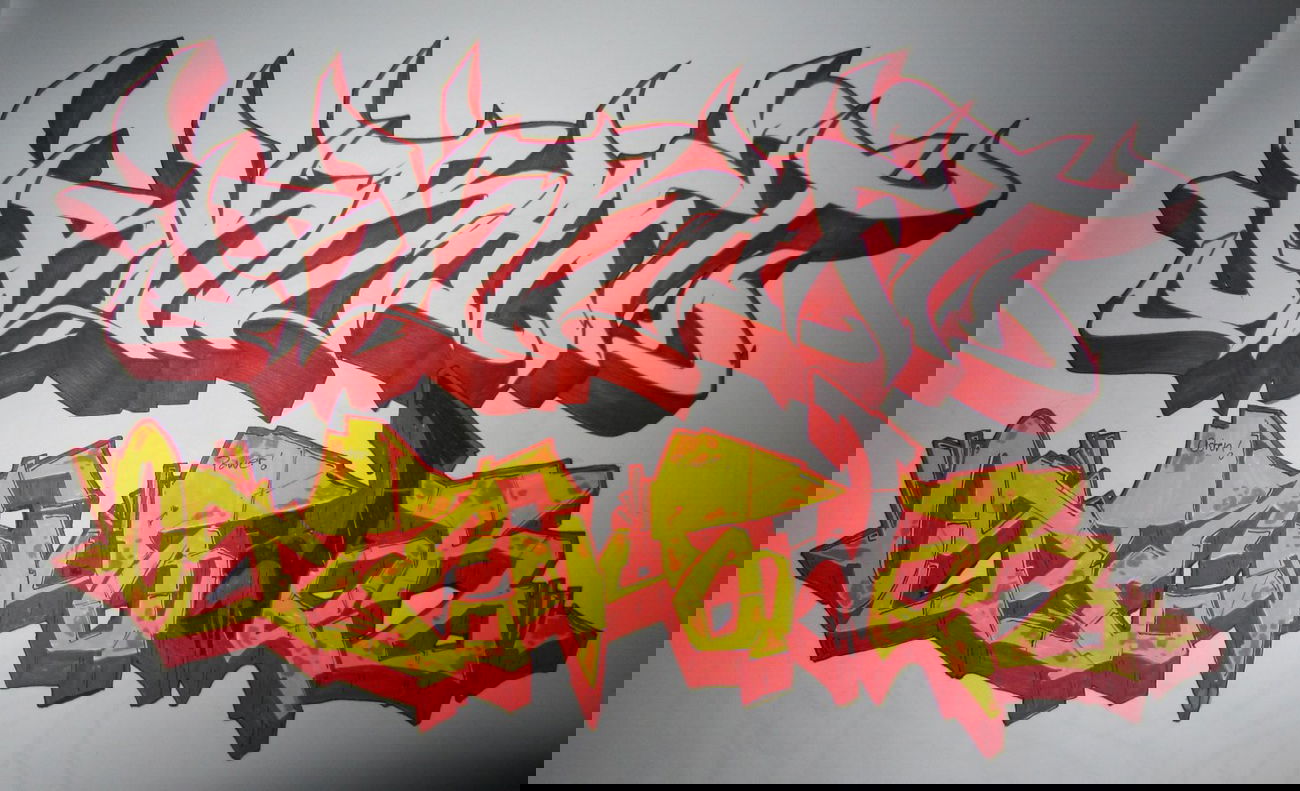 Graffiti Sketch - Photo by Escape - GATE, WESK, BIER (2014)