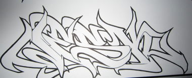 Graffiti Sketch - Photo by Escape - wesk (2014)