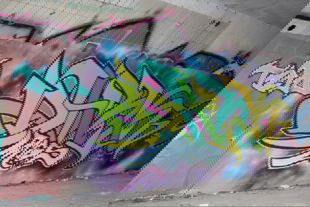 Graffiti Wall - Photo by Escape