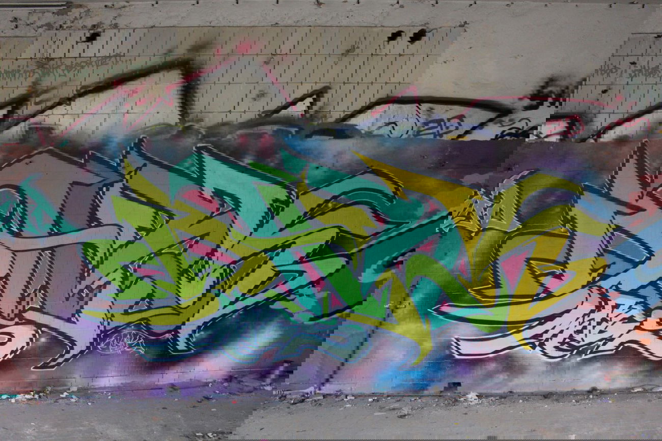 Graffiti Wall - Photo by Escape