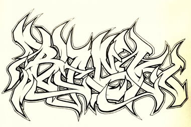 Graffiti Sketch - Photo by Escape (2014)