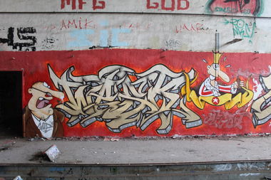 Graffiti Wall - Photo by Escape