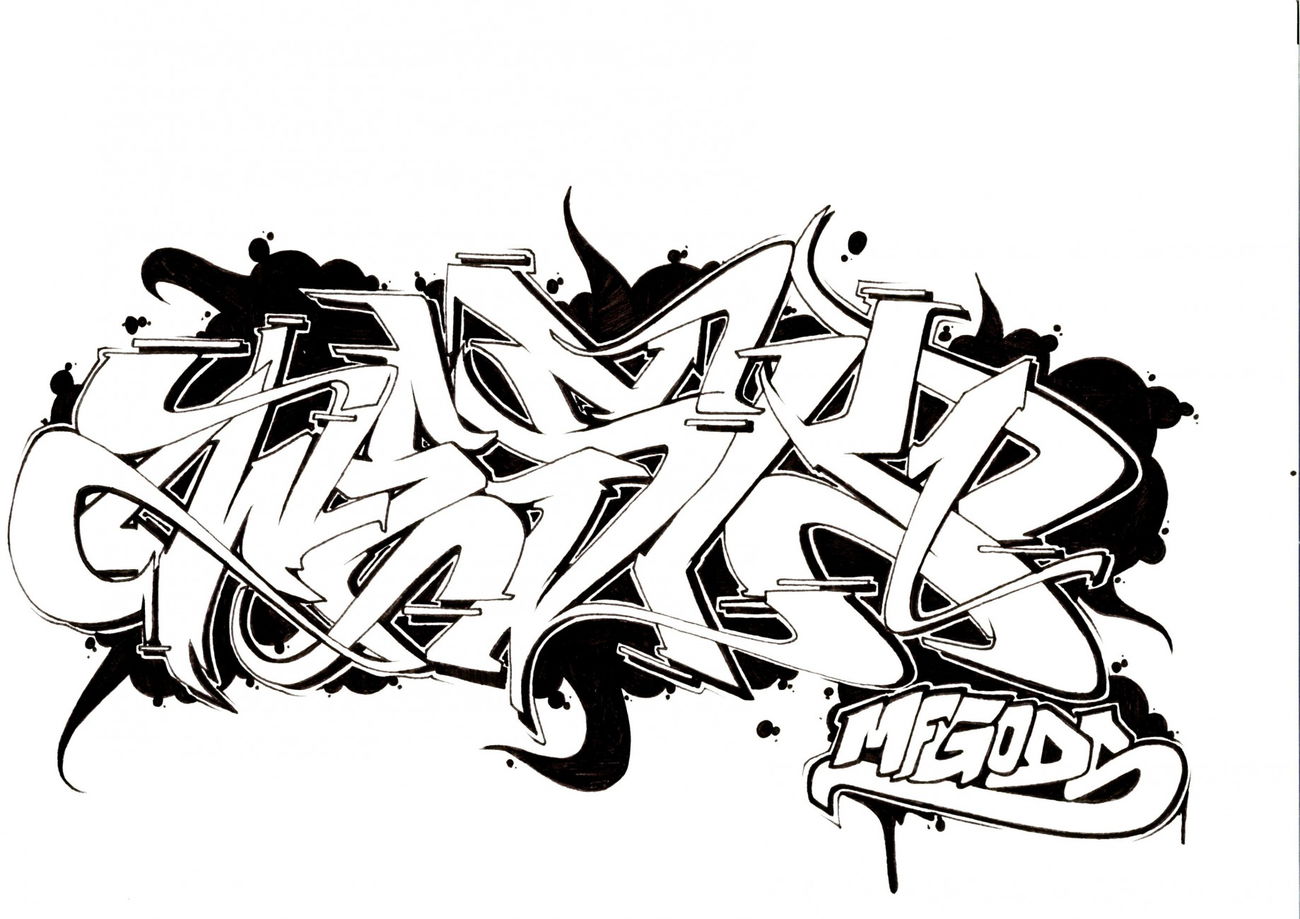 Graffiti Sketch - Photo by Escape (2015)