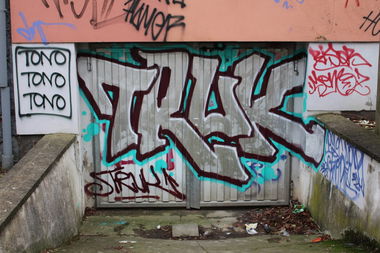 Graffiti Bombing - Photo by Escape