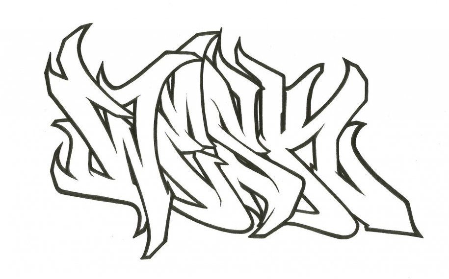 Graffiti Sketch - Photo by Escape