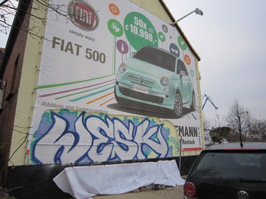 Graffiti Bombing - Photo by Escape (2014)