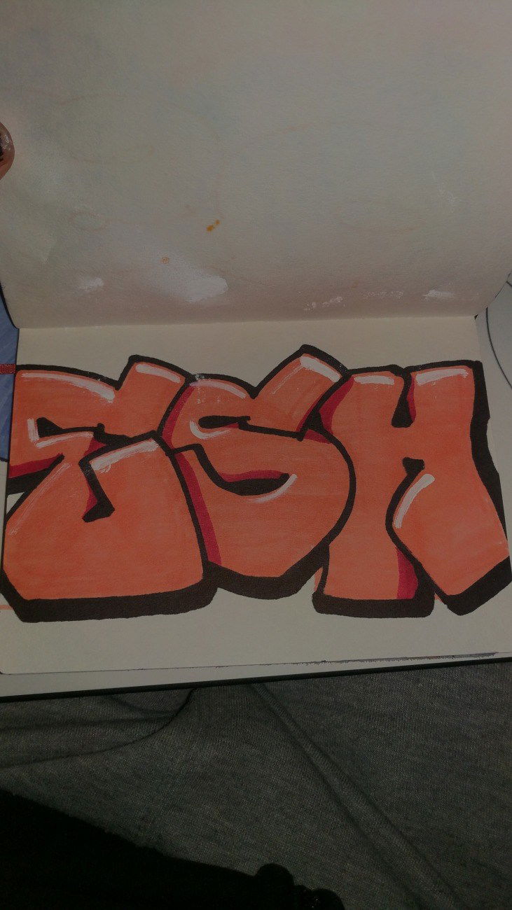 Graffiti Sketch - Photo by EshSulkz - Graffiti, throw, up (2020)