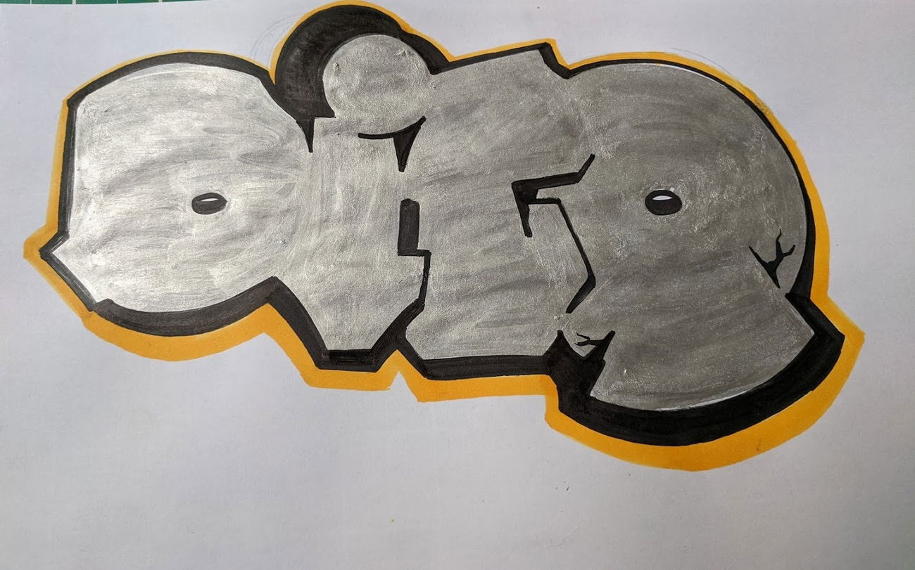 Graffiti Sketch - Photo by EshSulkz - dito (2020)