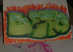 Graffiti Sketch - Photo by EshSulkz - Deto, ESH, tag (2020)