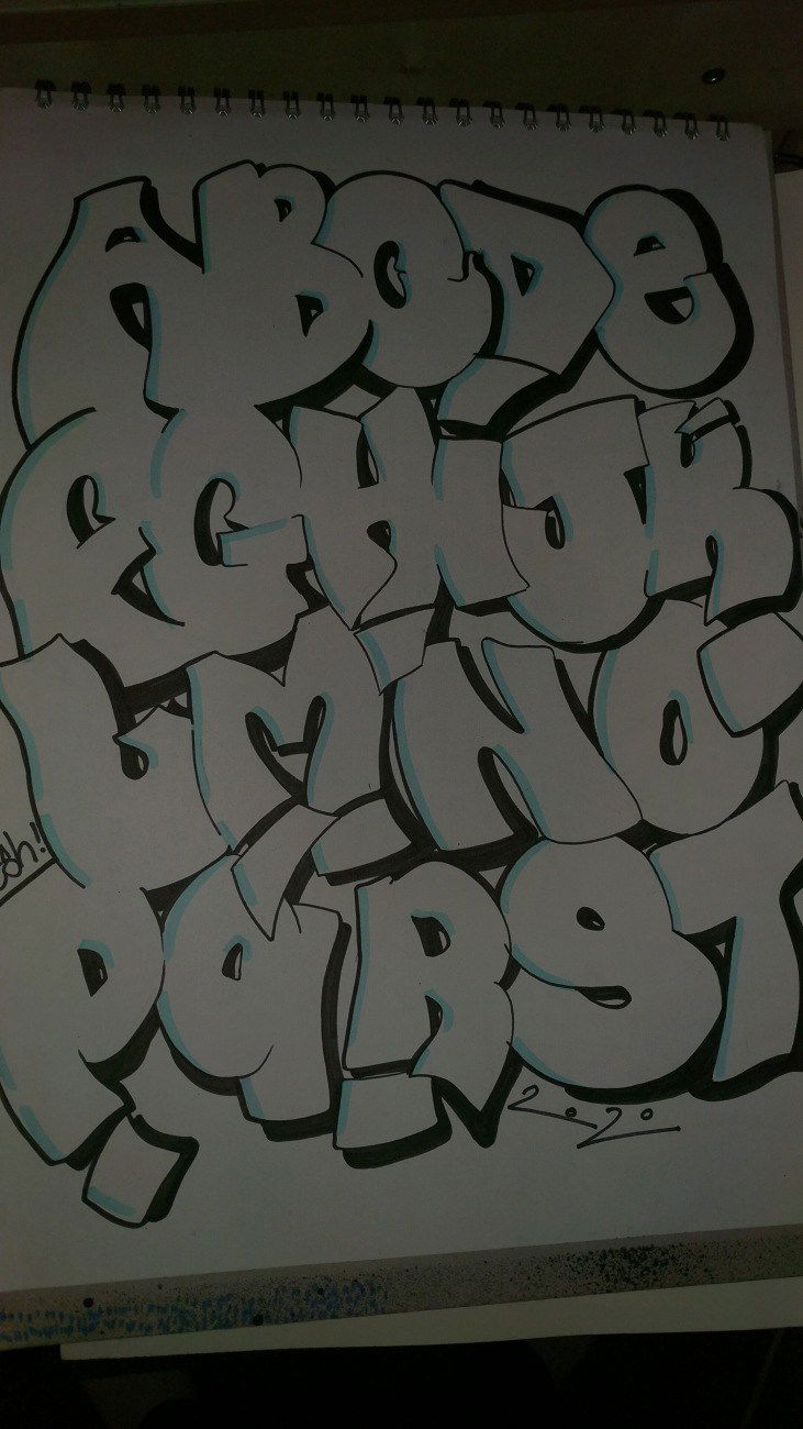 Graffiti Sketch - Photo by EshSulkz - Graffiti, throw, up (2020)