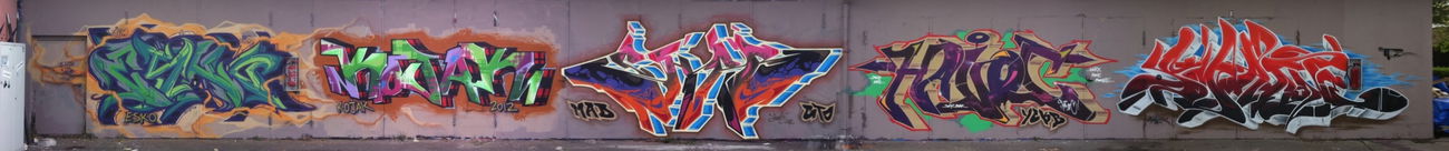 Graffiti Wall in Potsdam - Photo by Eskoe (2012)