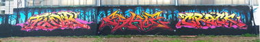 Graffiti Wall in Potsdam - Photo by Eskoe - esko, eskoe, crack (2014)