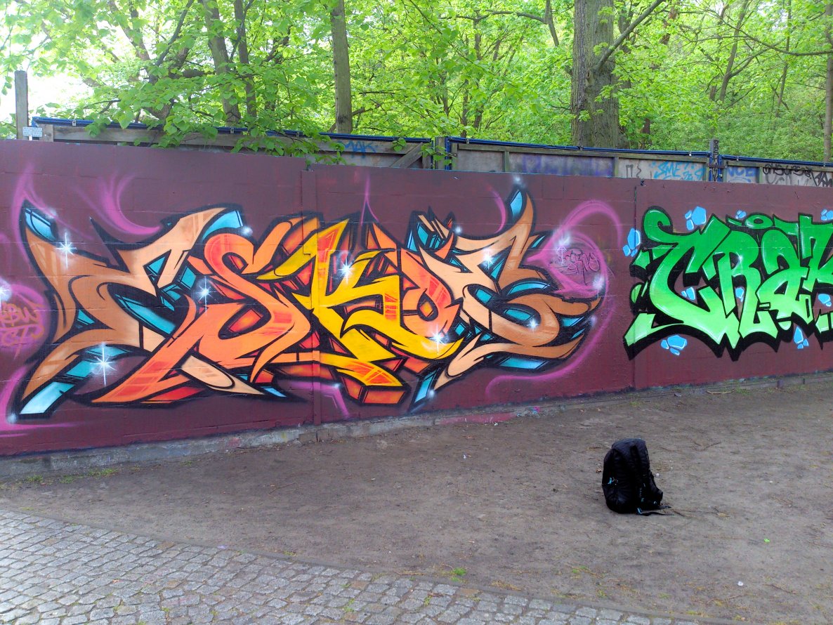 Graffiti Wall in Potsdam - Photo by Eskoe - eskoe, esko, cbw (2014)
