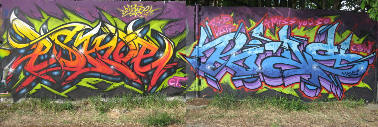 Graffiti Wall in Potsdam - Photo by Eskoe - rias