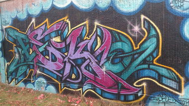 Graffiti Wall in Potsdam - Photo by Eskoe (2014)
