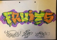 Graffiti Sketch in BUCHAREST - Photo by Estar737 (2015)