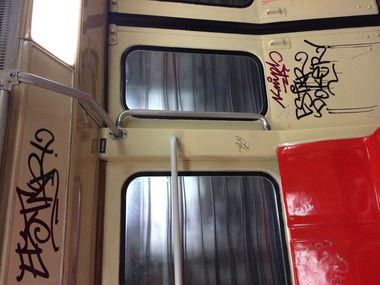 Graffiti Bombing in Bucharest - Photo by Estar737 - Taggs, bucharest, metro (2015)