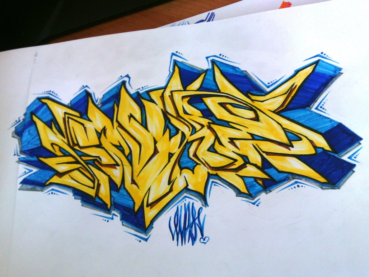 Graffiti Sketch - Photo by Evas3 - Evas, russia (2014)