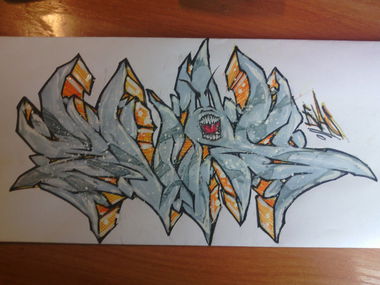Graffiti Sketch - Photo by Evas3 - Evas (2014)
