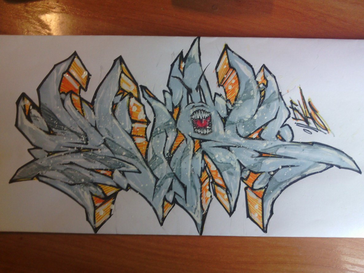 Graffiti Sketch - Photo by Evas3 - Evas (2014)