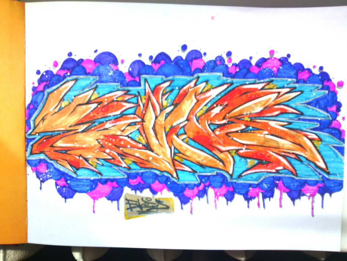Graffiti Sketch - Photo by Evas3 - Evas