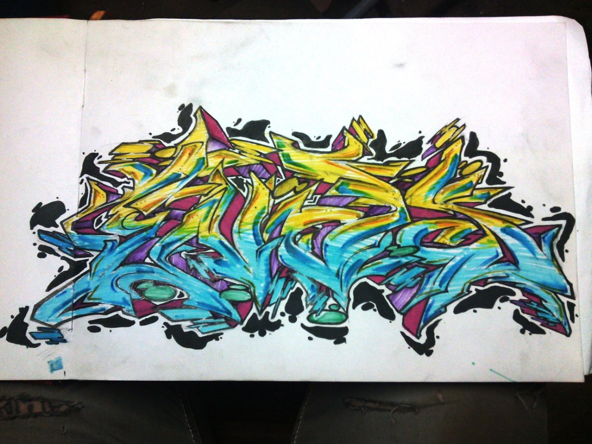 Graffiti Sketch - Photo by Evas3 (2014)