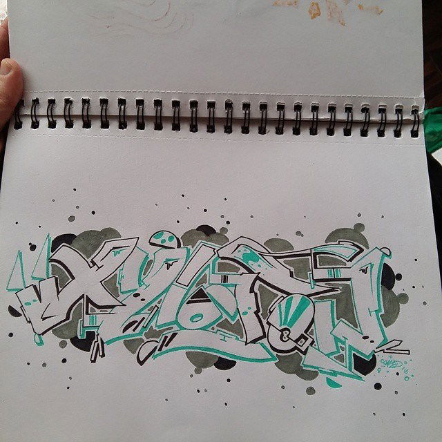Graffiti Sketch - Photo by Evasd (2015)