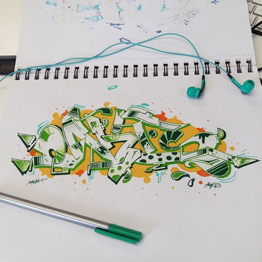 Graffiti Sketch - Photo by Evasd (2015)