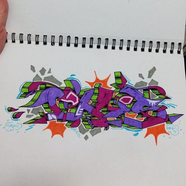Graffiti Sketch - Photo by Evasd (2015)