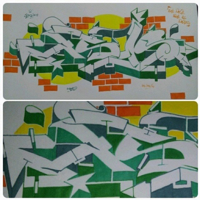 Graffiti Sketch - Photo by Evasd (2014)