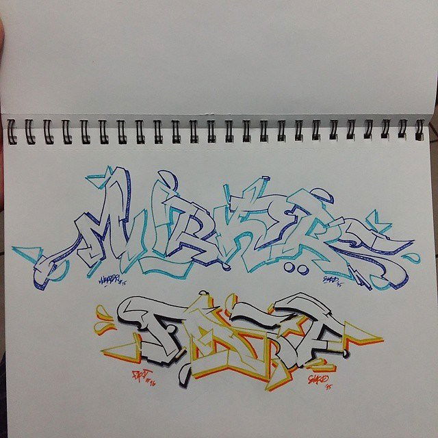 Graffiti Sketch - Photo by Evasd (2015)