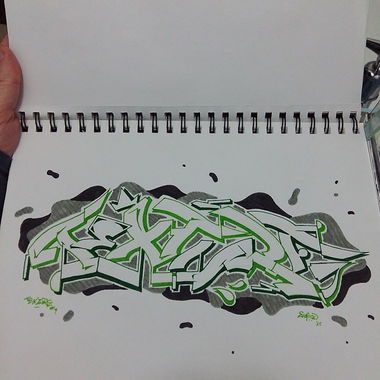 Graffiti Sketch - Photo by Evasd (2015)