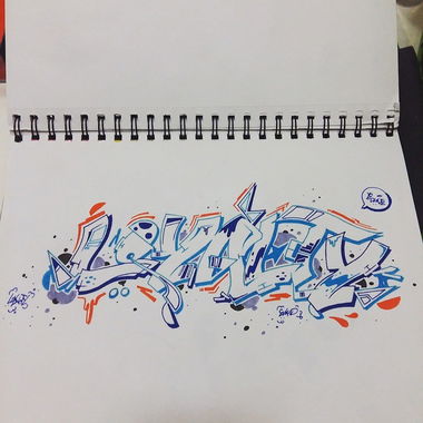 Graffiti Sketch - Photo by Evasd (2015)