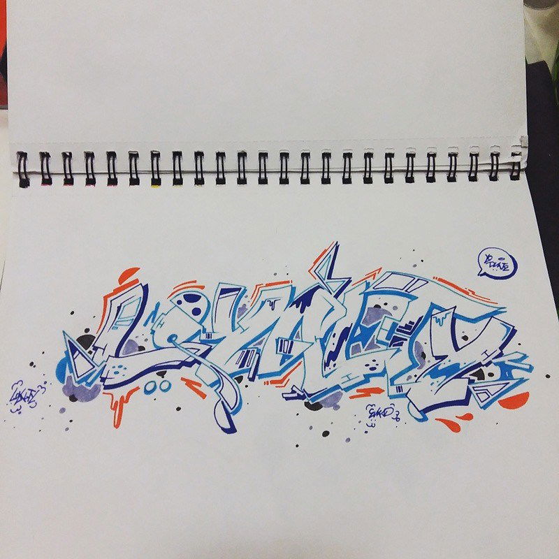 Graffiti Sketch - Photo by Evasd (2015)