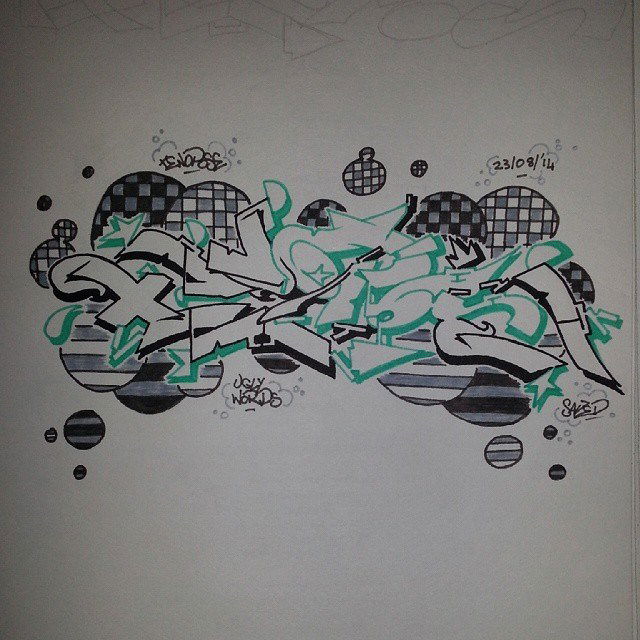 Graffiti Sketch - Photo by Evasd (2014)