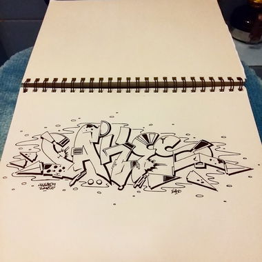 Graffiti Sketch - Photo by Evasd